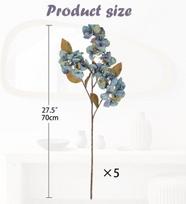 Dirbtinės gėlės rudeninės šakelės komplektas 5 vienetai spalvotos 70 cm — vazos dekoracijos, rudeninės kompozicijos, dirbtinė bugenvilija, šilkinės gėlės, vestuvių dekoracijos, interjero puokštė