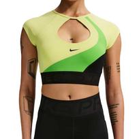 Nike Pro Medium Support Short Sleeve Moisture Wicking Quick Dry Breathable Sports Bra Women Sports Bra IQ0366-307 S