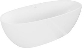 Mexen Torino laisvai pastatoma vonia iš konglomerato 155 x 78 cm, baltas blizgesys - 57271557810, 155 x 78 cm