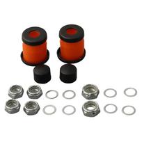 Longboard Pivot Tube Cups Kit Smooth and Rattle free Ride for Skateboarders oranžinė