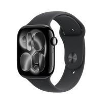 Išmanusis laikrodis Apple Watch Series 11 GPS + Cellular 46mm Jet Black Aluminium Case with Black Sport Band - M/L - MFC44ET/A