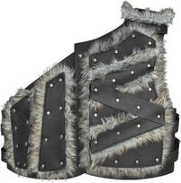 Vikingų šarvai viduramžių odiniai Cosplay kostiumas reguliuojami 1vnt. — kario apranga, larp aksesuarai, fantastiniai šarvai, riterio kostiumas, istoriniai drabužiai, barbaro šarvai, kosplejaus detalės