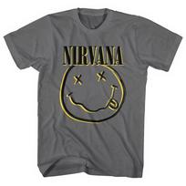 Nirvana Unisex TShirt Inverse Happy Face S