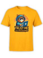 Programmers Tshirt Collection Code Whiskers Tshirt Unisex S