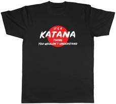 Katana Thing Mens T-Shirt Samurai Sword Warrior Tee Gift M