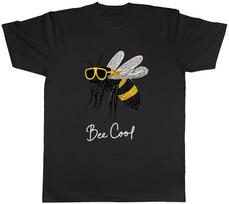Bee Cool Funny Bumblebee with Sunglasses Mens T-Shirt Tee Gift Top XS