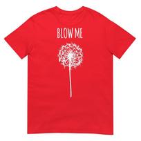 Retro Vintage Saying Quotes Funny Flower Dandelion Blow Me TShirt S