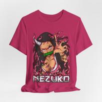 Nezuko Demon Flames TShirt  Anime Character Tee S