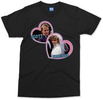 Scott And Charlene TShirt Funny Retro 80s Fashion Neighbours Wedding Inspired S