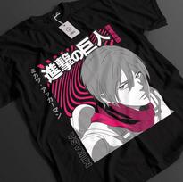Attack On Titan Shirt Mikasa AckerUnisex Tshirt AOT TShirt Anime Top Graphic Tee S