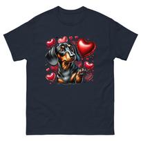 Dachshund Valentines Day Cute Funny Doxie For Dog Lovers TShirt S