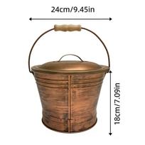 Retro bronzos ketaus peleninė šildymui ir laikymui Antique Bronze bronza