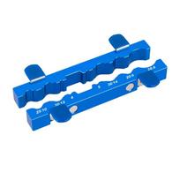 Bicycles Vises Insert Jaw Bicycles Benches Vises Jaw Pad Mount Repair Clamp For Bicycles Hub Pedals Front Fork Repairs mėlyna