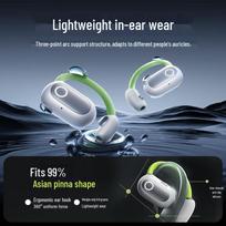 Baseus Eli Sport 1 Open-Ear Bluetooth Sport Headphones žalia