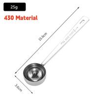Stainless Steel Coffee Measuring Scoop Food Grade Scratch Resistant Precise Markings for Home Barista Brewing Use 403 15ML