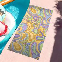 E-Emilio Pucci-S Towel Microfiber Beach Towel, Quick-Dry, Sand-Free, Ultra-Fine Fiber, Super Soft. 60x35CM