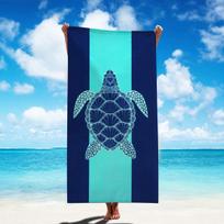 Microfiber Beach Towel Exquisite Prints Thin Quick Dry Absorbent Oversized Towel For Beach Swimming Camping Yoga Bath Sports 50x100 CM&1pc