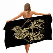Color Deer Microfiber Beach Towel Portable Quick Fast Dry Sand Outdoor Travel Swim Blanket Thin Yoga Camping Gym For Women Men 50x100cm(20x40in)
