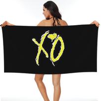 Rapper The Weeknd Blinding Lights Dawn Fm Beach Towel Soft Microfiber Quick Dry Absorbent Quick Towels For Mountain Climbing 70x140 cm