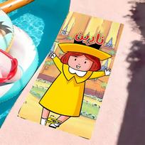M-Madeline Towel Microfiber Beach Towel, Quick-Dry, Sand-Free, Ultra-Fine Fiber, Super Soft. 60x35CM