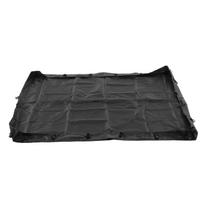 Dog Playpen Bottom Pad Black Color Oxford Fabric Waterproofing Puppy Pen Floor Mat for Home Black 4 Sided juoda