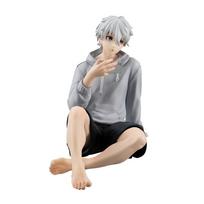 BLUE LOCK Action Figures Nagi Seishiro Anime Figure Sitting Figurine PVC Collectible Model Kids Doll Toys Gifts gray