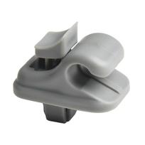 Auto Sun Visor Support Clip Car Vanity Mirror Clip Practical Replacement Retainer Hook for Suzuki Aerio Grand Vitara pilka spalva