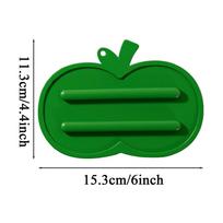 Counter Drying Mat Anti-Slip Heat-Resistant Hot Pot Lid Holder Counter Mat soft rubber  Kitchen Drying Pad 15.3x11.3x1cm (Green,15.3x11.3x1cm) žalia
