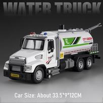 1:32 Missile Launch Car Model Toy Water Sprinkler Truck Doors Opened Fire Engine Alloy Diecast Vehicles Models Hobby Gifts