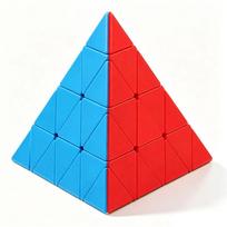 Speed Cube Pyramid Triangle 4x4x4 Educational Toys For Kids & Adults Brain Teaser Puzzles IQ Logic Game Cubo Magico Best Gifts