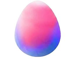 NeeDoh Dippin Dazzler Kiaušiniai 3 vnt Velykinis minkštas žaislas streso malšinimui Spalvą keičiantis minkštos gumos jutiminis Fidget žaislas Dovana pink