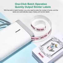 Label Maker Machine Portable Thermal Label Printer Handheld Name Price Sticker Printer   Size   Wireless Connection with APP 1 Roll Thermal Pape