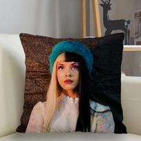 Musife Melanie Martinez Pillowcase Custom Square Pillow Cover Case Zipper Pillowcase 35*35,40*40,45*45Cm Drop Shipping Peach skin 18*18(CM)-1Pcs