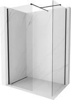 Mexen Kioto-X dušo sienelė Walk-in 130 x 70 cm, skaidri 10 mm, juoda - 800-130-202-70-00-070-X