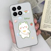 Dėklas „Honor 9S 9X Pro X8a X7a 8A Pro 20S 30S 50 Pro Magic5 Pro“ galinis dangtelis Mielas „Cat Owl“ apsauginis skaidrus, minkštas silikoninis TPU „Honor“ buferiui Honor 10i
