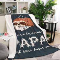 Antklodė Užklotas Dovana Tėčiui Minkšta Jauki Tinginio raštas 150x130 cm — pledai sofai, dovana vyrui, mikropluošto pledas, svetainės tekstilė, flanelinė antklodė, gimtadienio dovana, fotelio užtiesalas