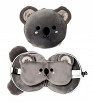 Kelioninė pagalvė "koala" su akių kauke