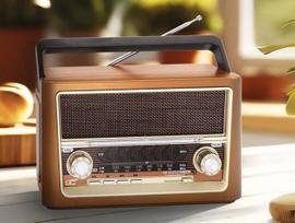 Nešiojamas radijo imtuvas USB Bluetooth FM/AM/SW RETRO 1200 mAh ELMA