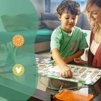 Savaitės planuotojas magnetinė lenta vaikams Montessori 200 magnetukų — darbų kalendorius, motyvacinė lenta, vaiko dienotvarkė, ugdymo priemonės darželiui, kambario aksesuarai, savarankiškumo ugdymas, vaikų pamokų tvarkaraštis