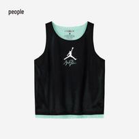 Jordan Nike AJ Boys' Mesh Breathable Basketball Vest 4 juoda