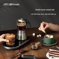SIMELO Double Valve Stainless Steel Moka Pot