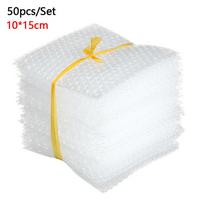 50 vnt. Plastikiniai burbuliniai vokai dovanų pakavimui Atsparus smūgiams putplasčio pakavimo maišeliai 10x10cm