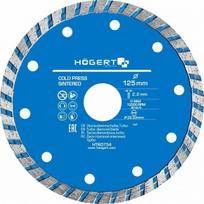 Deimantinis pjovimo diskas Hogert 125 mm betonui ir plytelėms