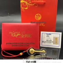 999 Pure Gold Wealth Blessings Pendant with Gift Box - Red Sales Promotion
