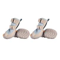 4pcs/set Warm Dog Cotton Shoes Waterproof Soft Bottom Winter Dog Boots Anti-dirt Breathable Pet Sneakers Daily Walking 3 mėlyna
