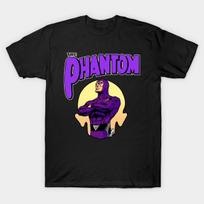 Men Black Print T-shirt The Phantom No-Cut Transfer Paper Print Cotton Tshirt - Men's Summer Cotton Graphic Tee S įvairiaspalvis