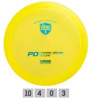 Diskgolfo diskas Distance Driver C-LINE PD Yellow