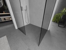Mexen Kioto dušo sienelė Walk-in 80 x 70 cm, skaidri, chromuota - 800-080-202-01-00-070