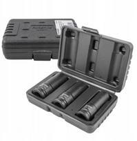 Forsage Smūginis antgalių rinkinys F-4032TH, 3 vnt, 1/2", 6-pt, 17mm, 19mm, 21mm, plastikinis dėklas