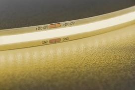 Gtv LED juosta LD-COB12V-20-CBN, 5m, 12V, 8W/m, 600lm/m, 2700K, IP20, COB technologija, 180° spindulio kampas